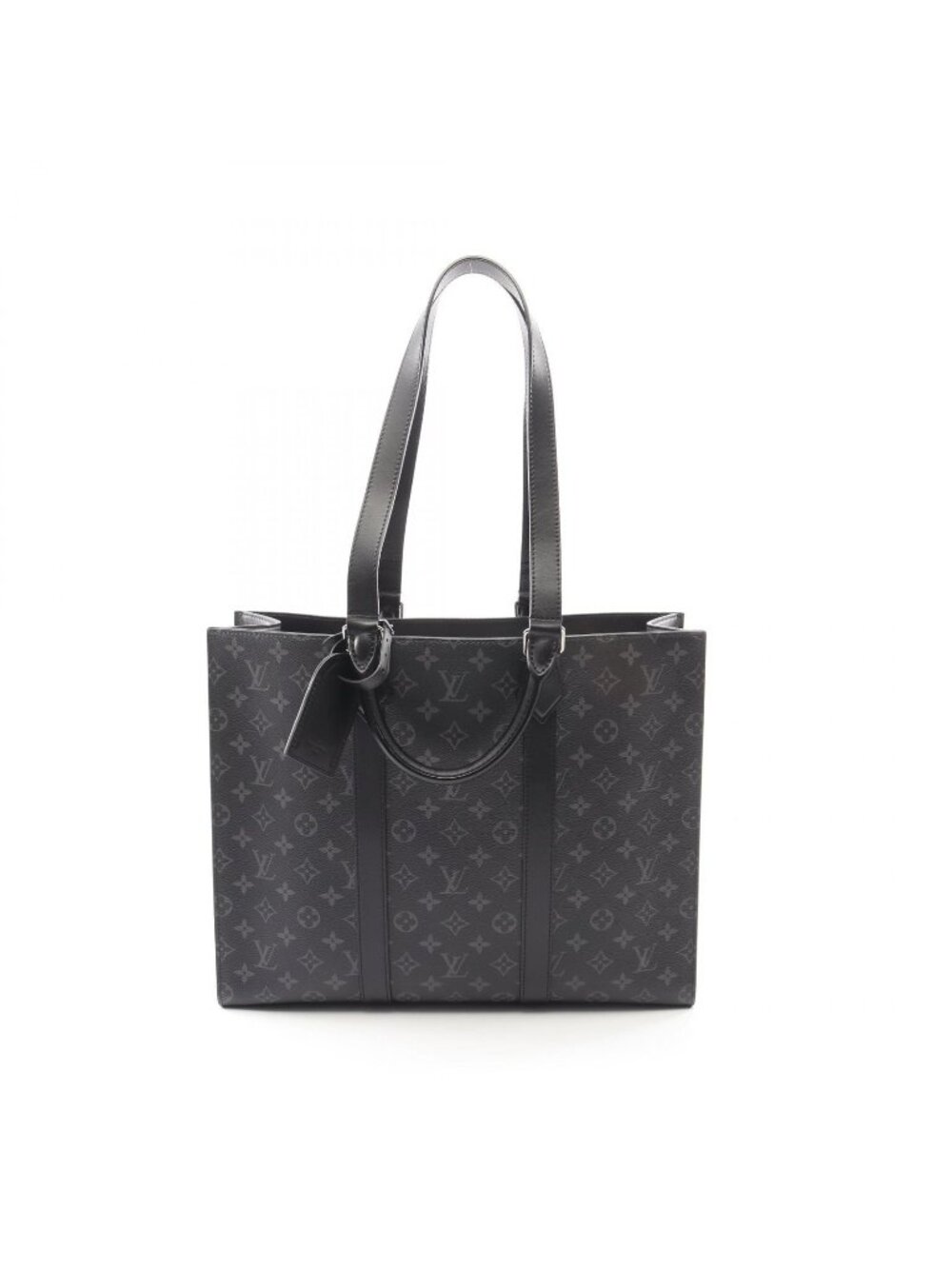 Louis Vuitton Tote Sac Plat Co Ting Canvas Leather - Picture 1 of 5